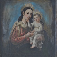 Obraz ołtarzowy: Matka Boska z Dzieciątkiem (2014)